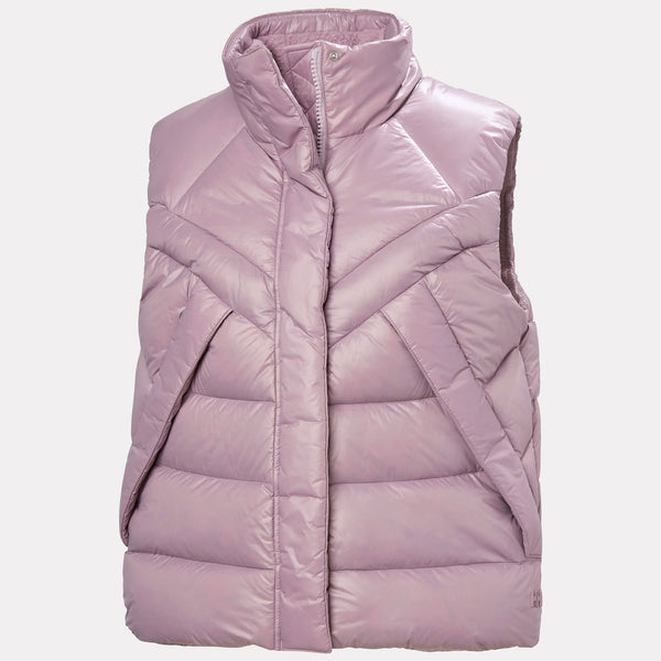 W BLISS DOWN VEST, PURPLE CLAY, L