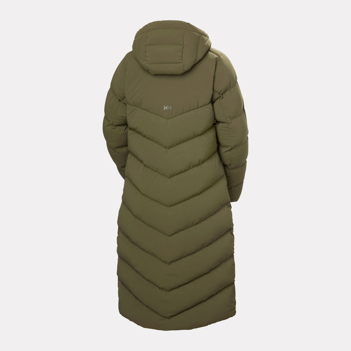 W HELLY PUFF LONG DOWN PARKA, UTILITY GRE, L