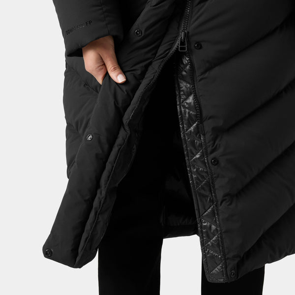 W HELLY PUFF LONG DOWN PARKA, BLACK, L