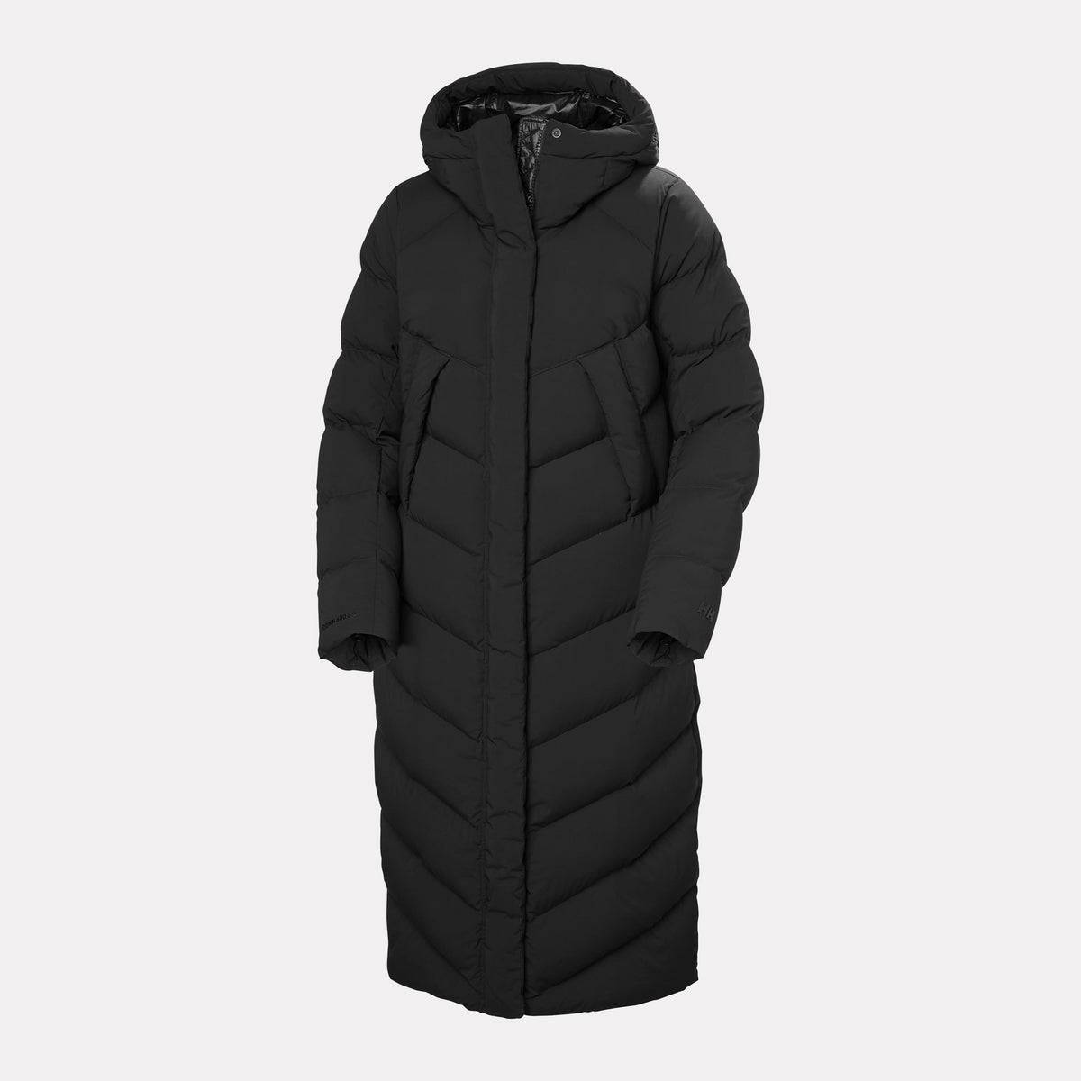 W HELLY PUFF LONG DOWN PARKA, BLACK, L