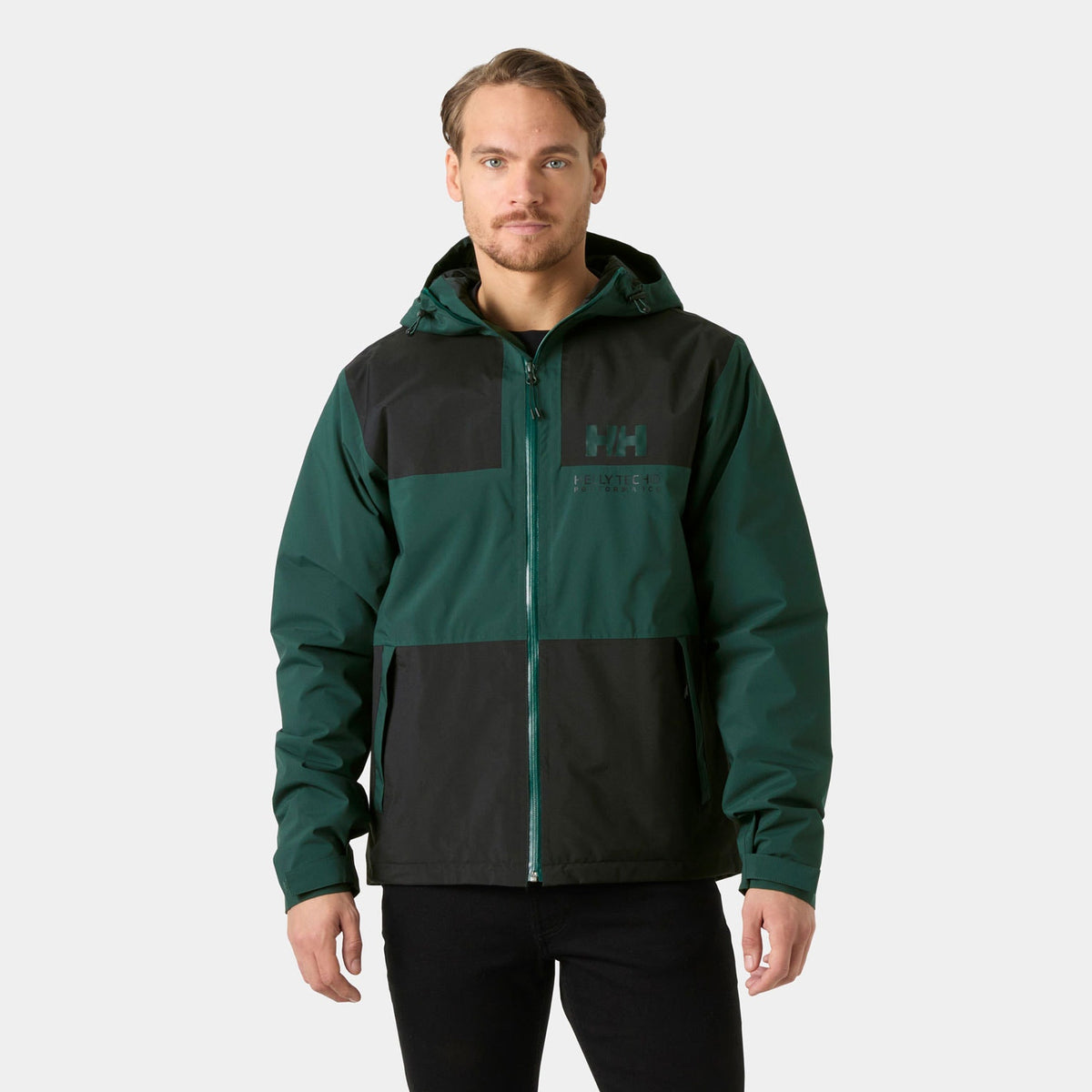 ACE INS RAIN JACKET, DARK JUNGLE, XXL