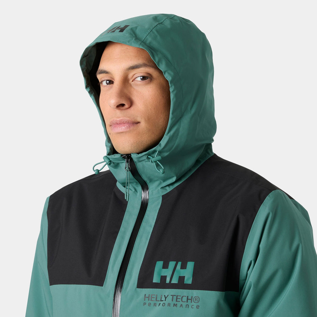 ACE INS RAIN JACKET, OPAL GREEN, XXL