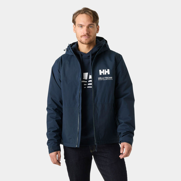 ACE INS RAIN JACKET, NAVY, XXL