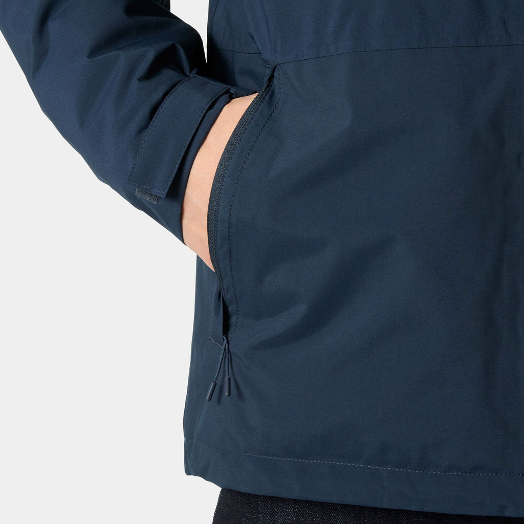 ACE INS RAIN JACKET, NAVY, XXL