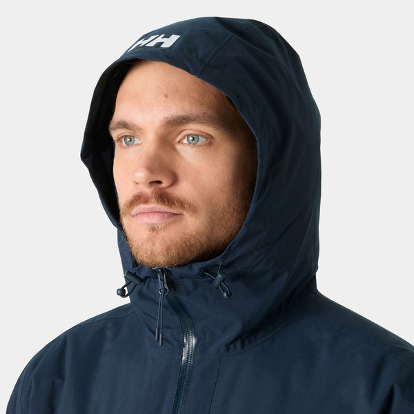 ACE INS RAIN JACKET, NAVY, XXL