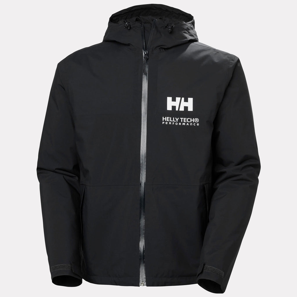 ACE INS RAIN JACKET, BLACK, XXL