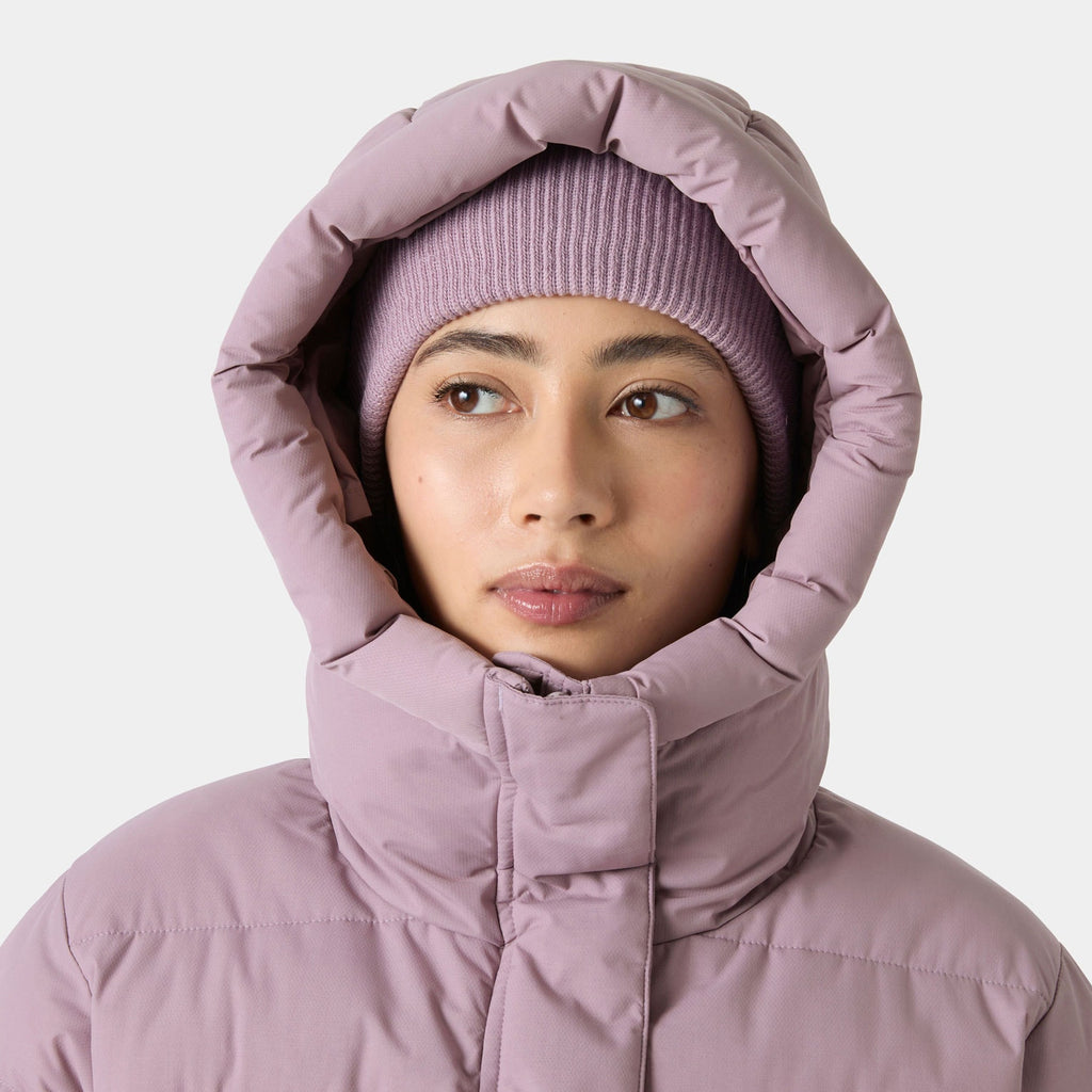 W ADORE PUFFY JACKET, PURPLE CLAY, L