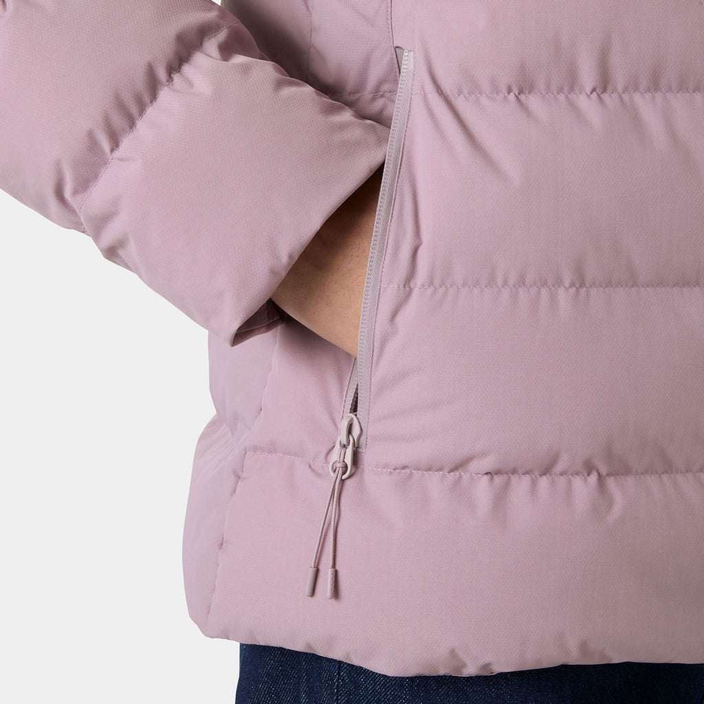 W ADORE PUFFY JACKET, PURPLE CLAY, L