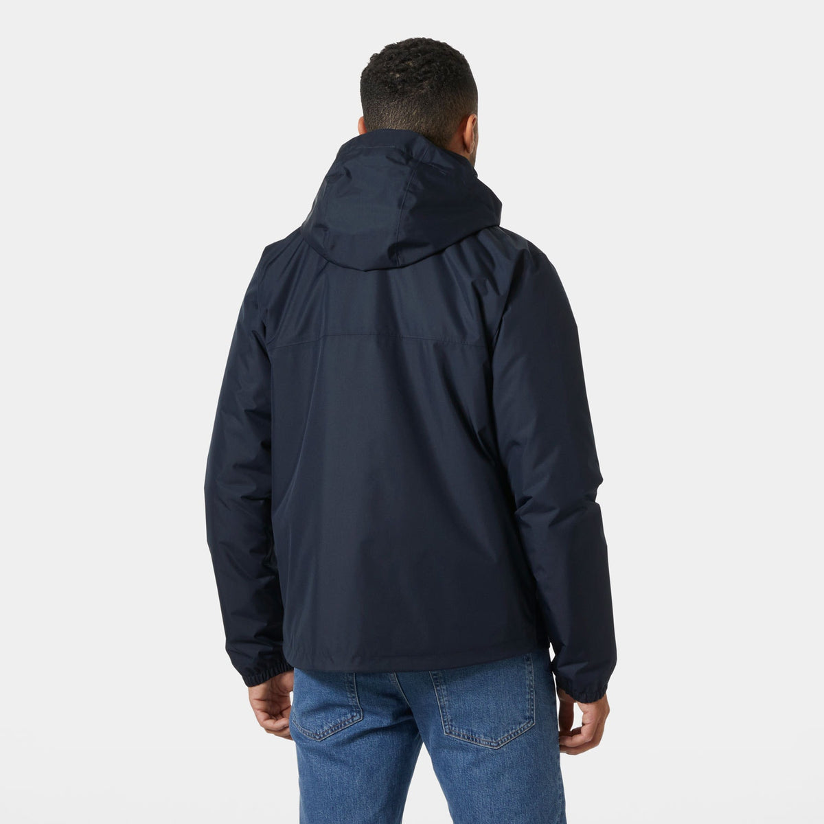 VANCOUVER INS RAIN JACKET, NAVY, XXL