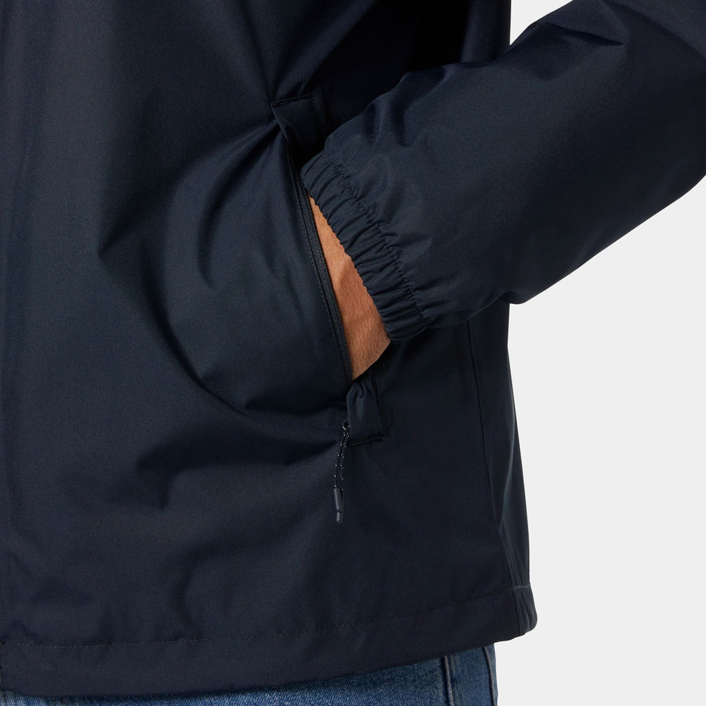 VANCOUVER INS RAIN JACKET, NAVY, XXL