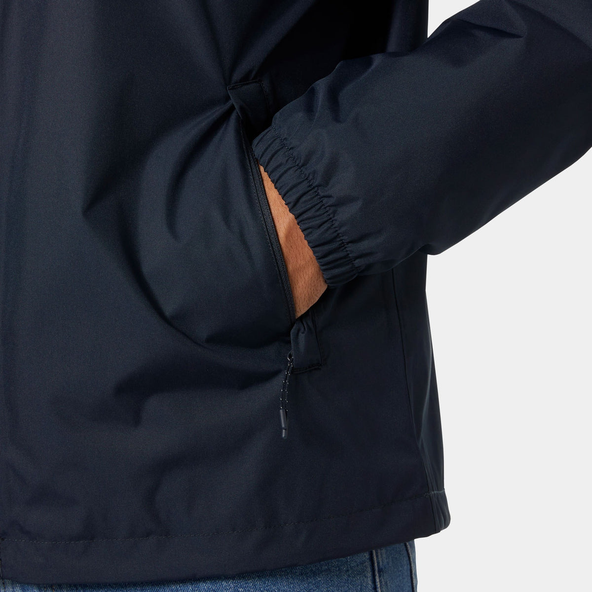 VANCOUVER INS RAIN JACKET, NAVY, XXL
