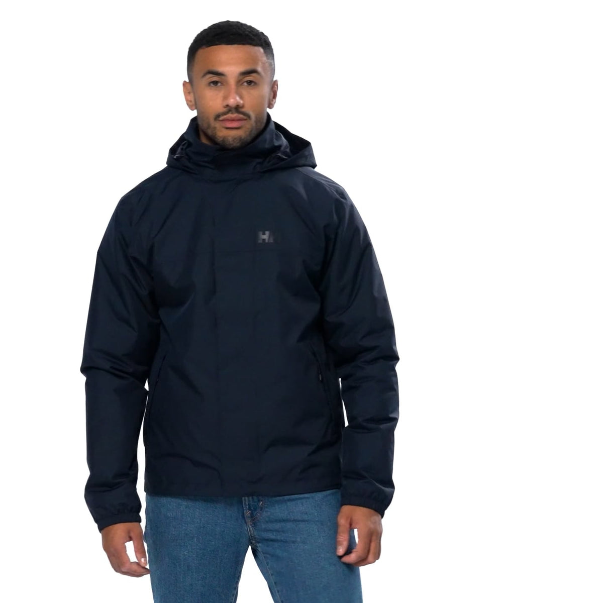 VANCOUVER INS RAIN JACKET, NAVY, XXL