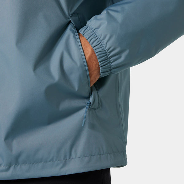 VANCOUVER INS RAIN JACKET, WASHED NAVY, XXL