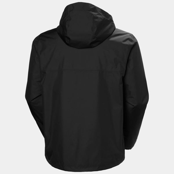 VANCOUVER INS RAIN JACKET, BLACK, XXL