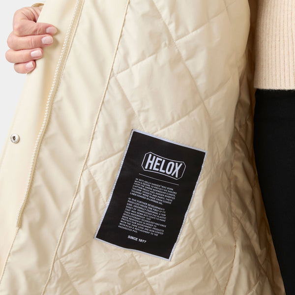 W MOSS INS PU COAT, CREAM, L