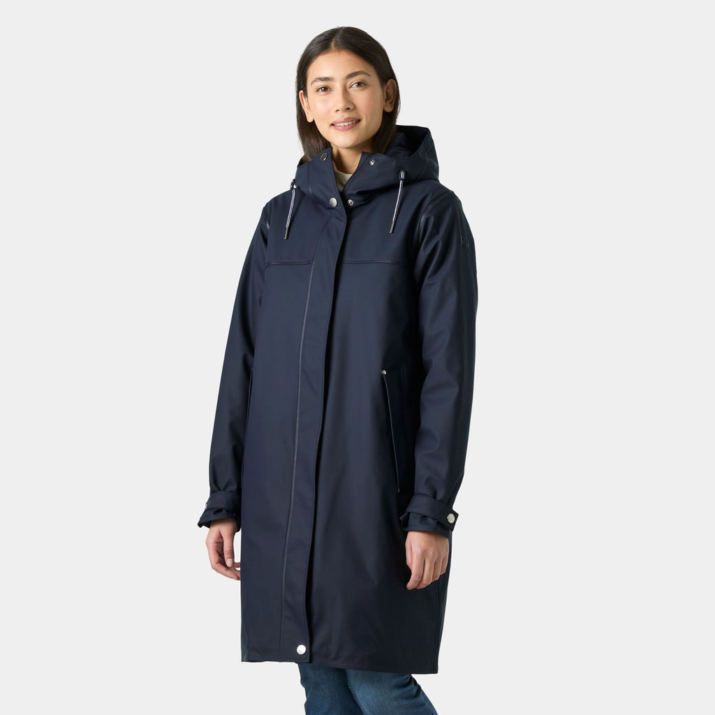 W MOSS INS PU COAT, NAVY, L