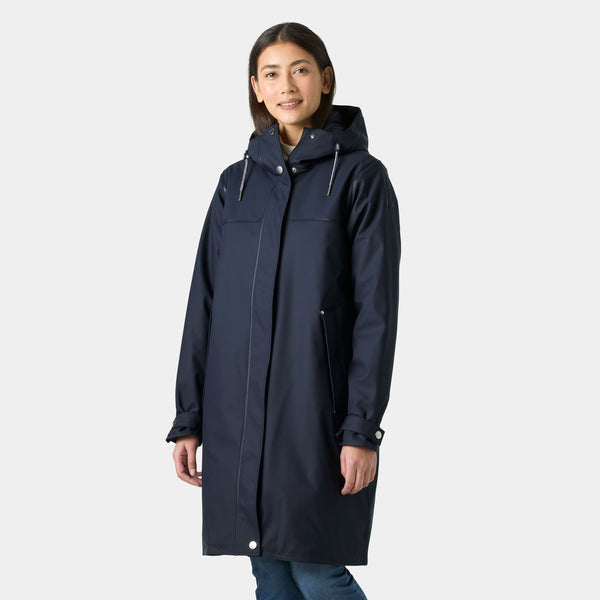 W MOSS INS PU COAT, NAVY, L