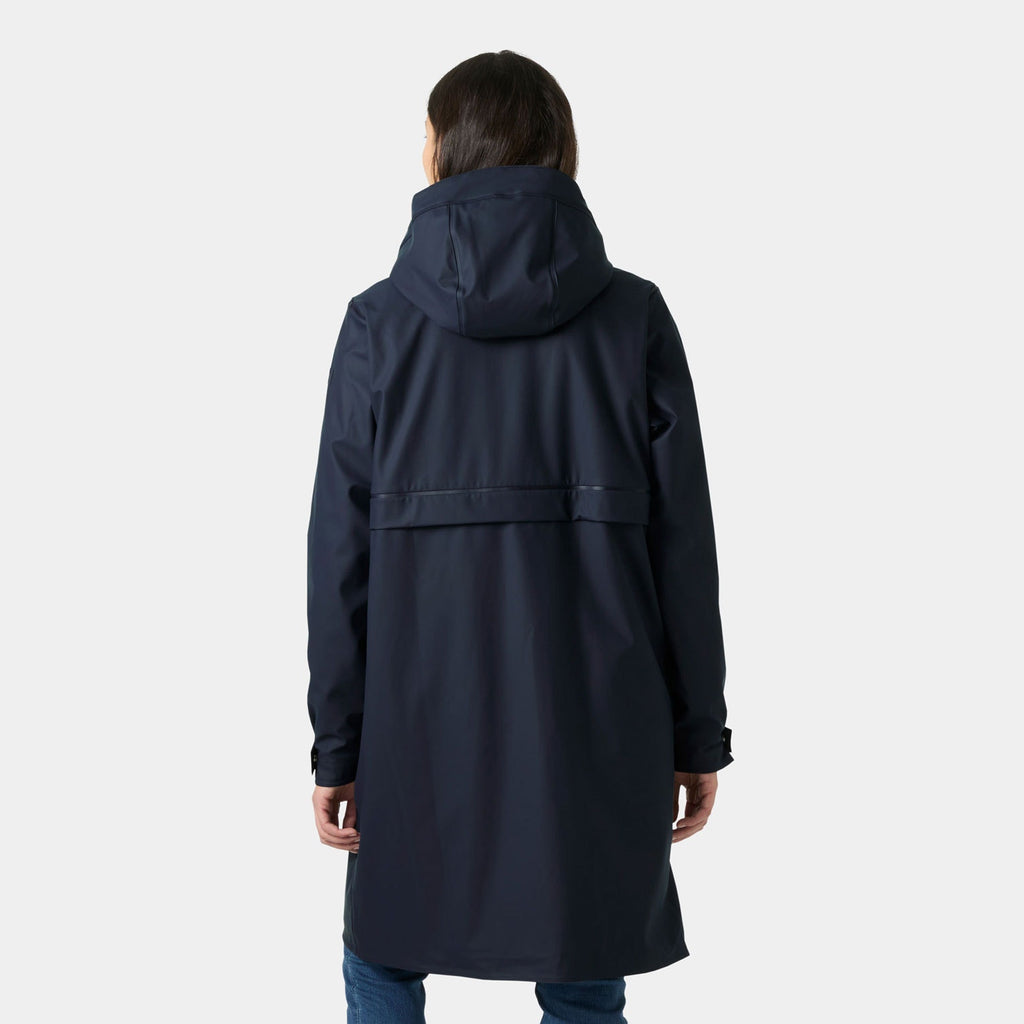 W MOSS INS PU COAT, NAVY, L