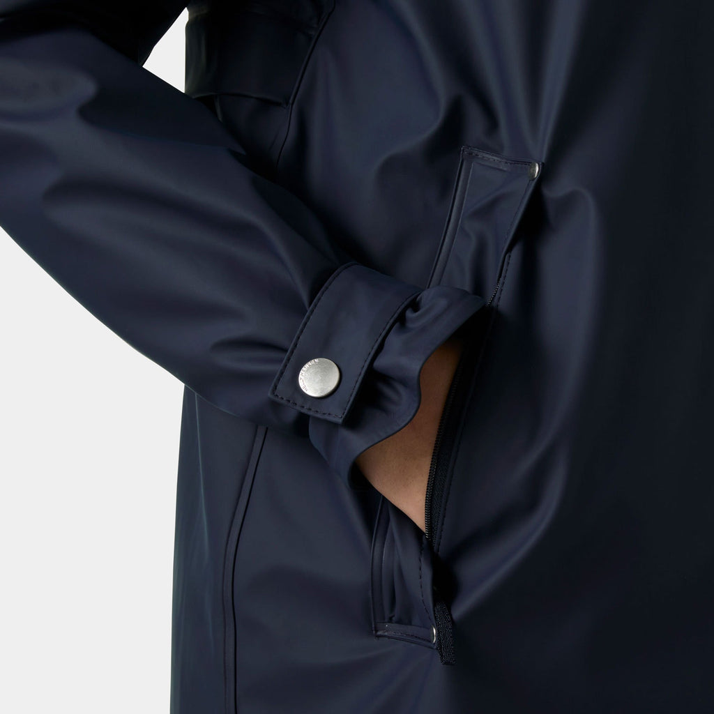 W MOSS INS PU COAT, NAVY, L