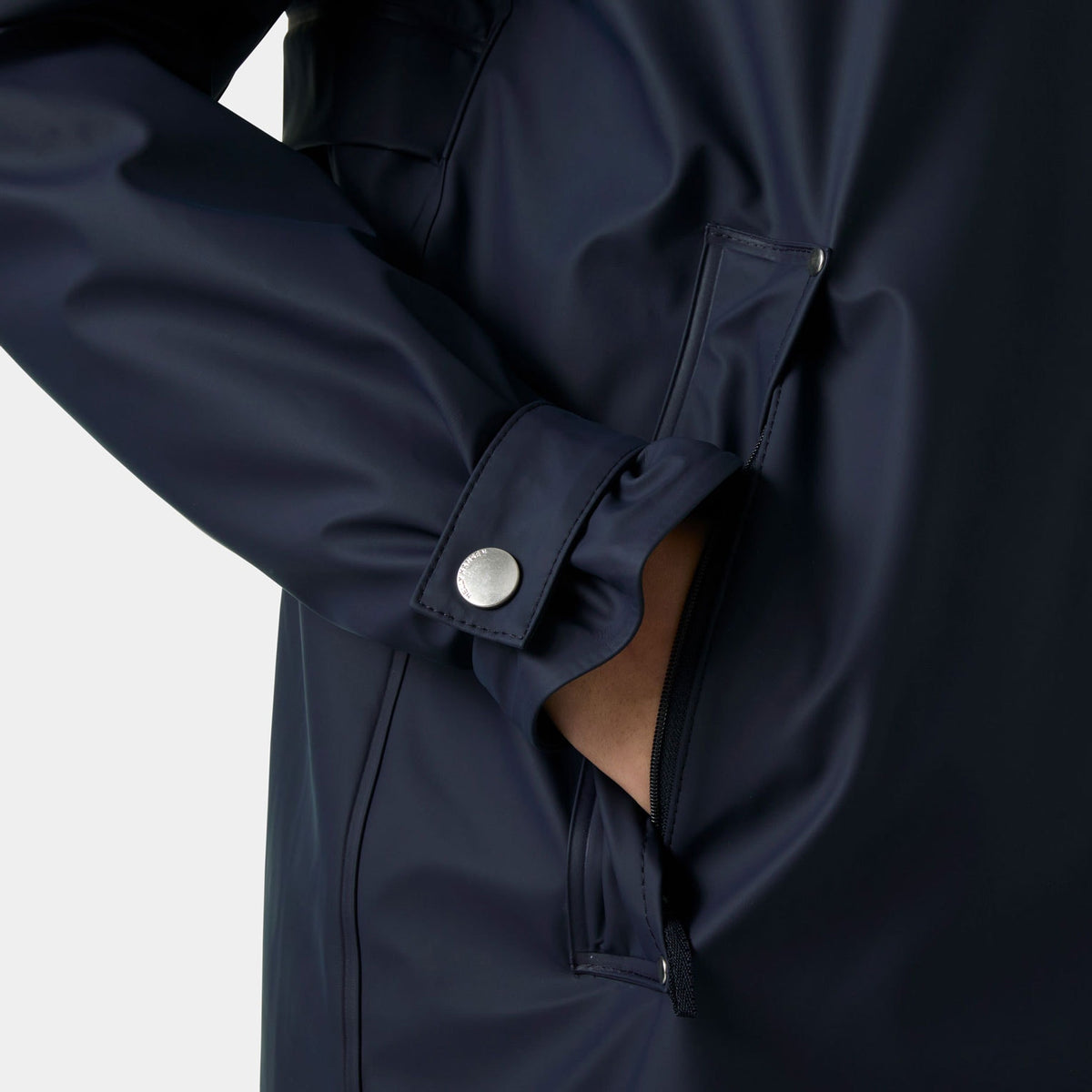 W MOSS INS PU COAT, NAVY, L