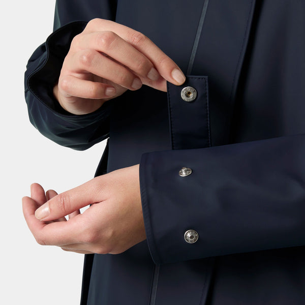 W MOSS INS PU COAT, NAVY, L