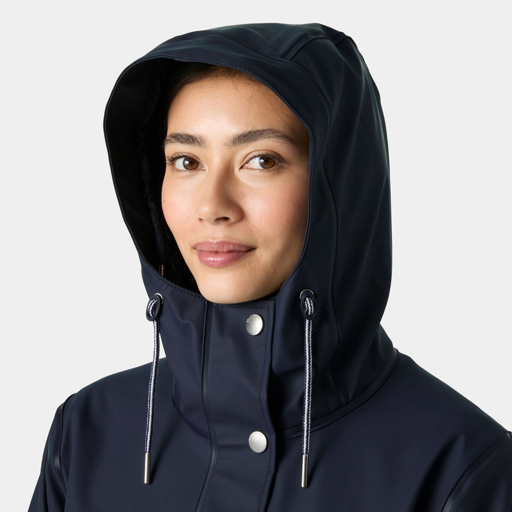 W MOSS INS PU COAT, NAVY, L