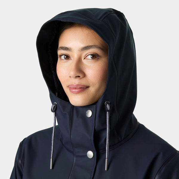 W MOSS INS PU COAT, NAVY, L