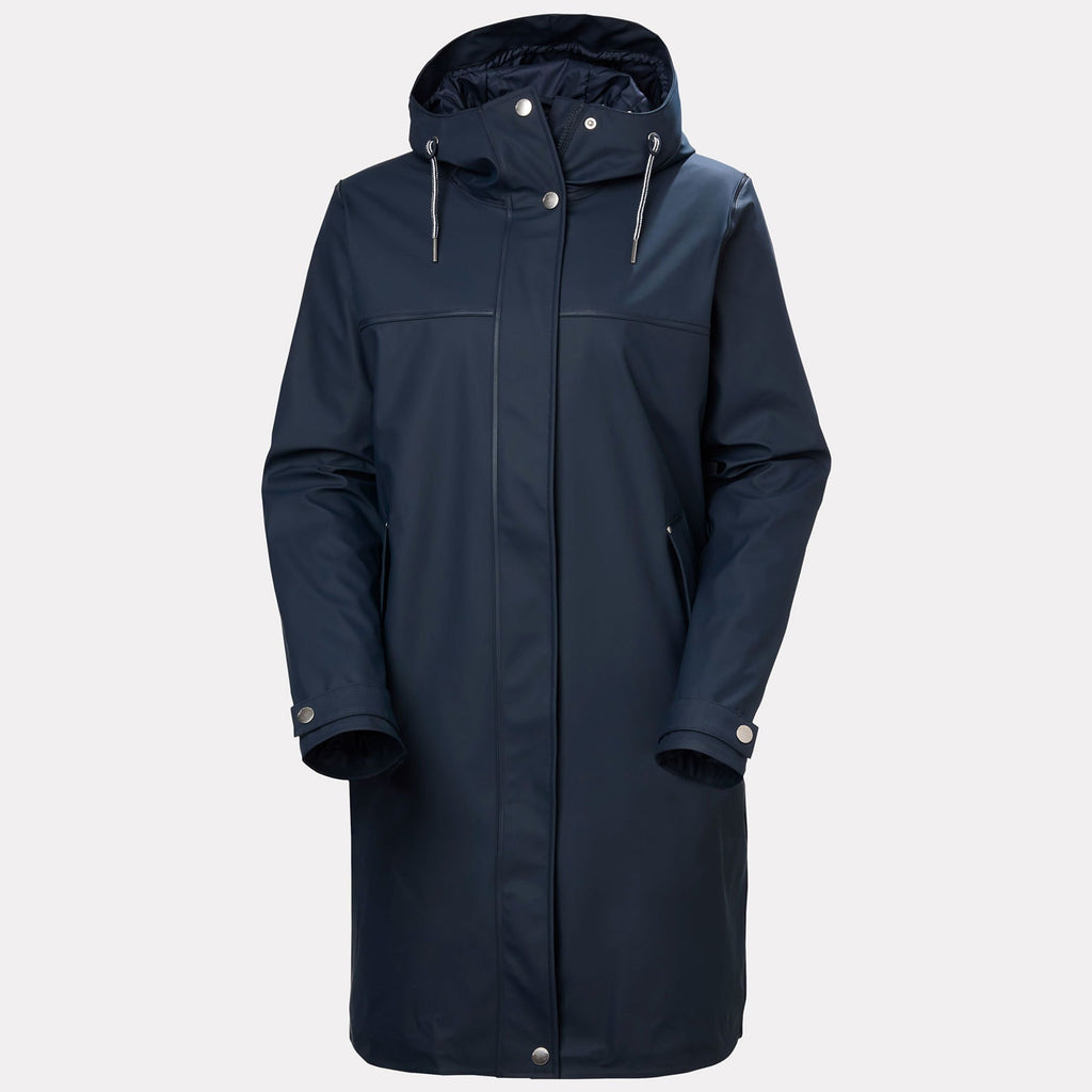 W MOSS INS PU COAT, NAVY, L