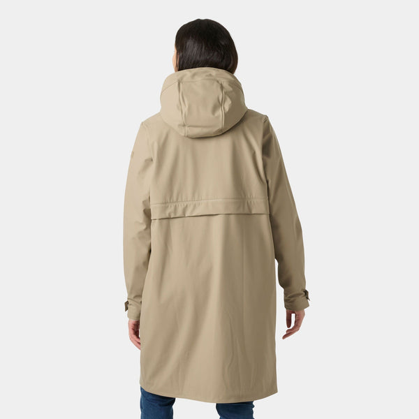 W MOSS INS PU COAT, PEBBLE, L