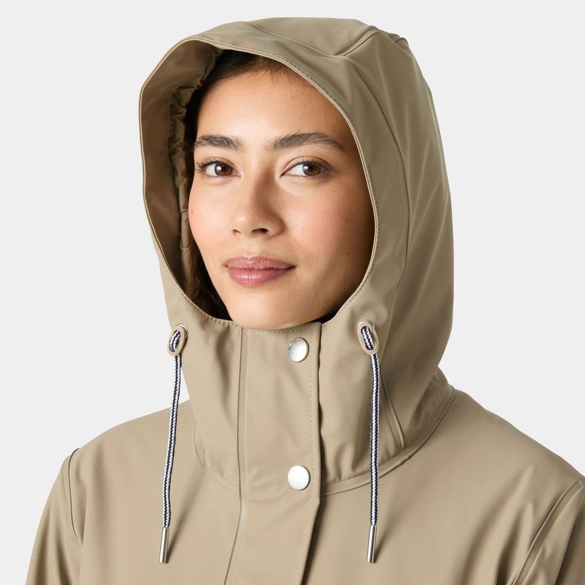 W MOSS INS PU COAT, PEBBLE, L