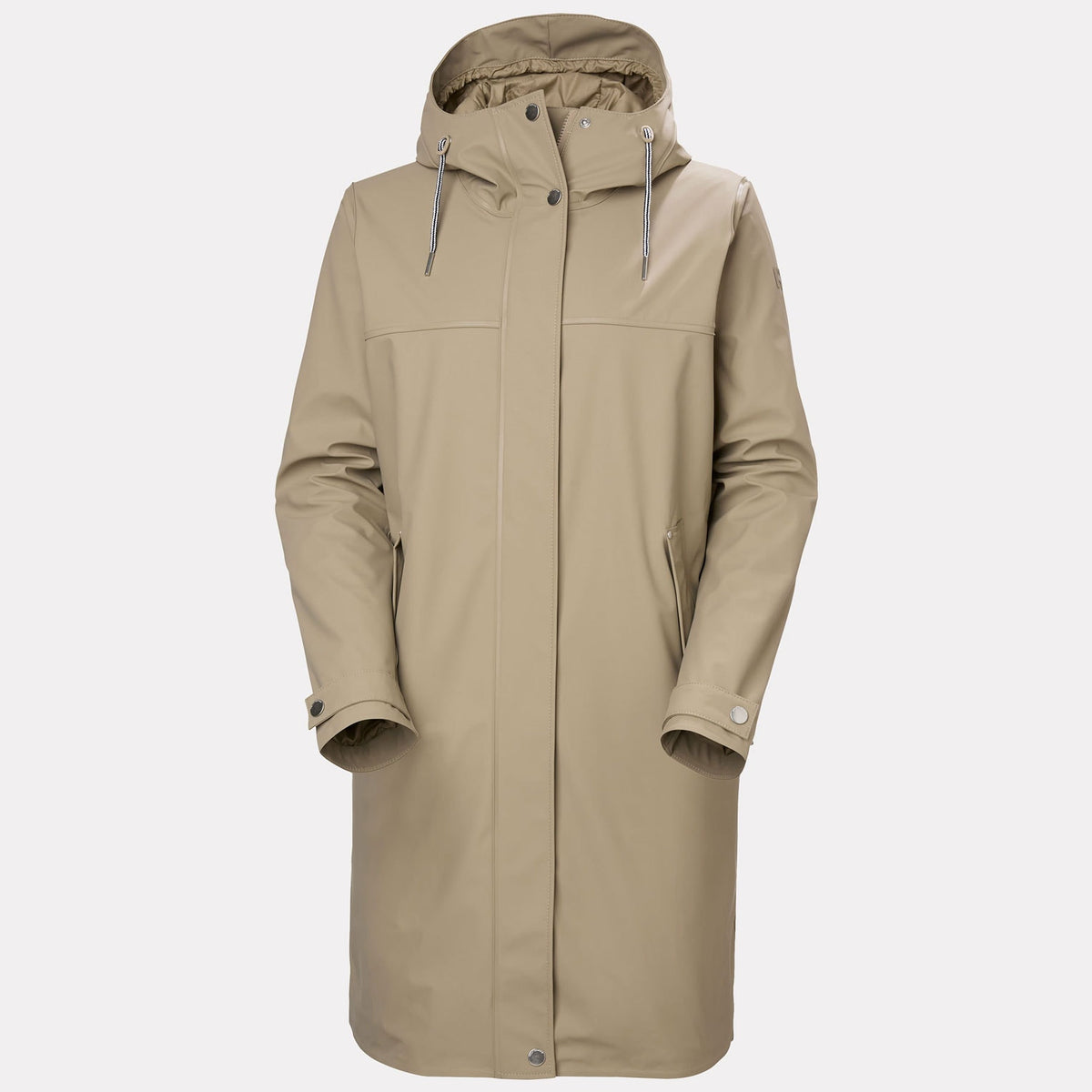 W MOSS INS PU COAT, PEBBLE, L