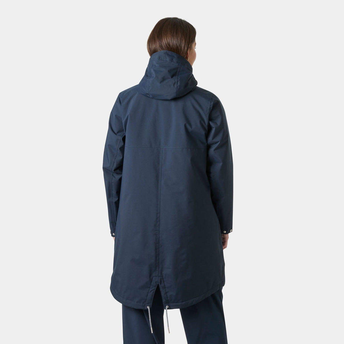 W HVALER INS RAINCOAT, NAVY, L