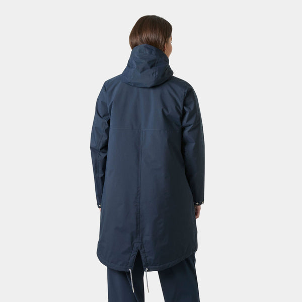 W HVALER INS RAINCOAT, NAVY, L