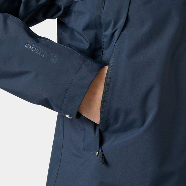 W HVALER INS RAINCOAT, NAVY, L