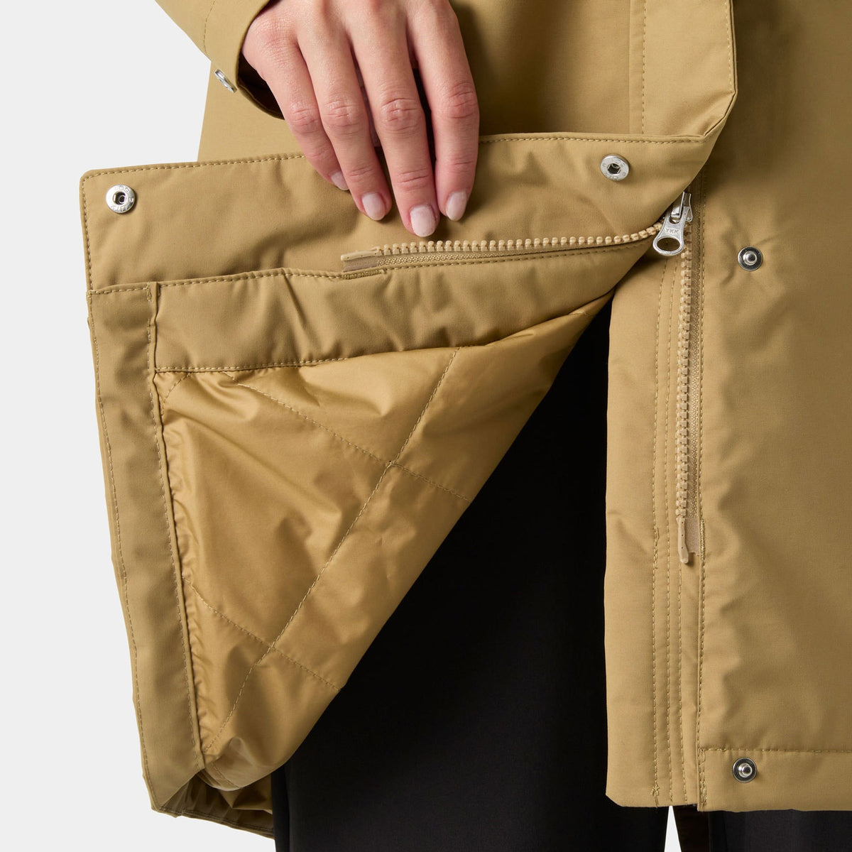 W HVALER INS RAINCOAT, ELMWOOD, L