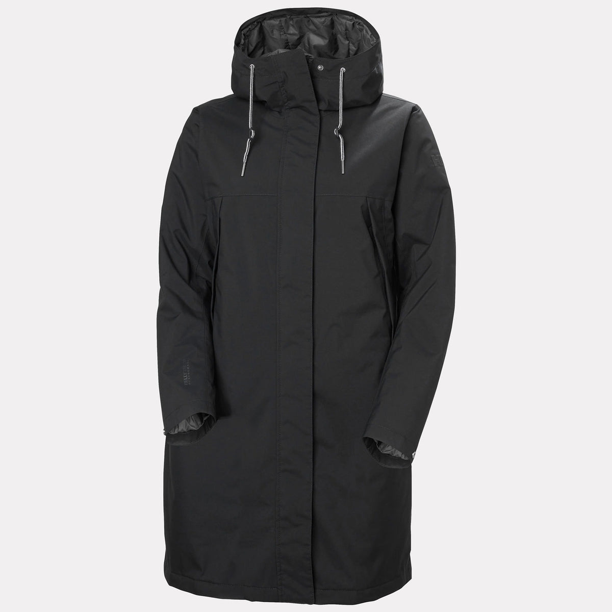 W HVALER INS RAINCOAT, BLACK, L
