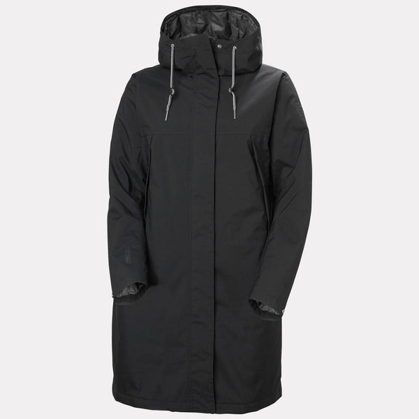 W HVALER INS RAINCOAT, BLACK, L