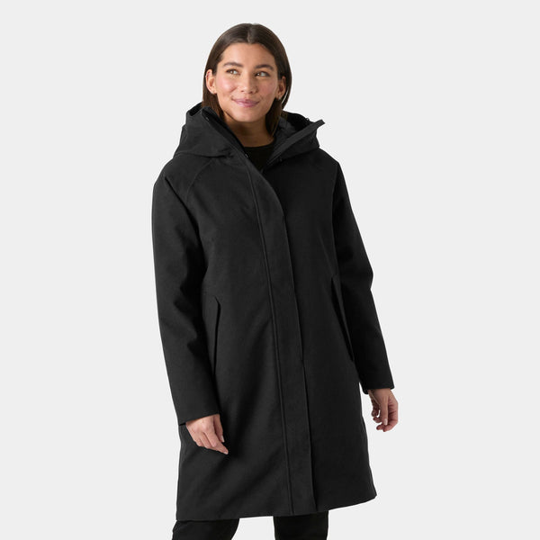 W FROGNER INS COAT, BLACK, L