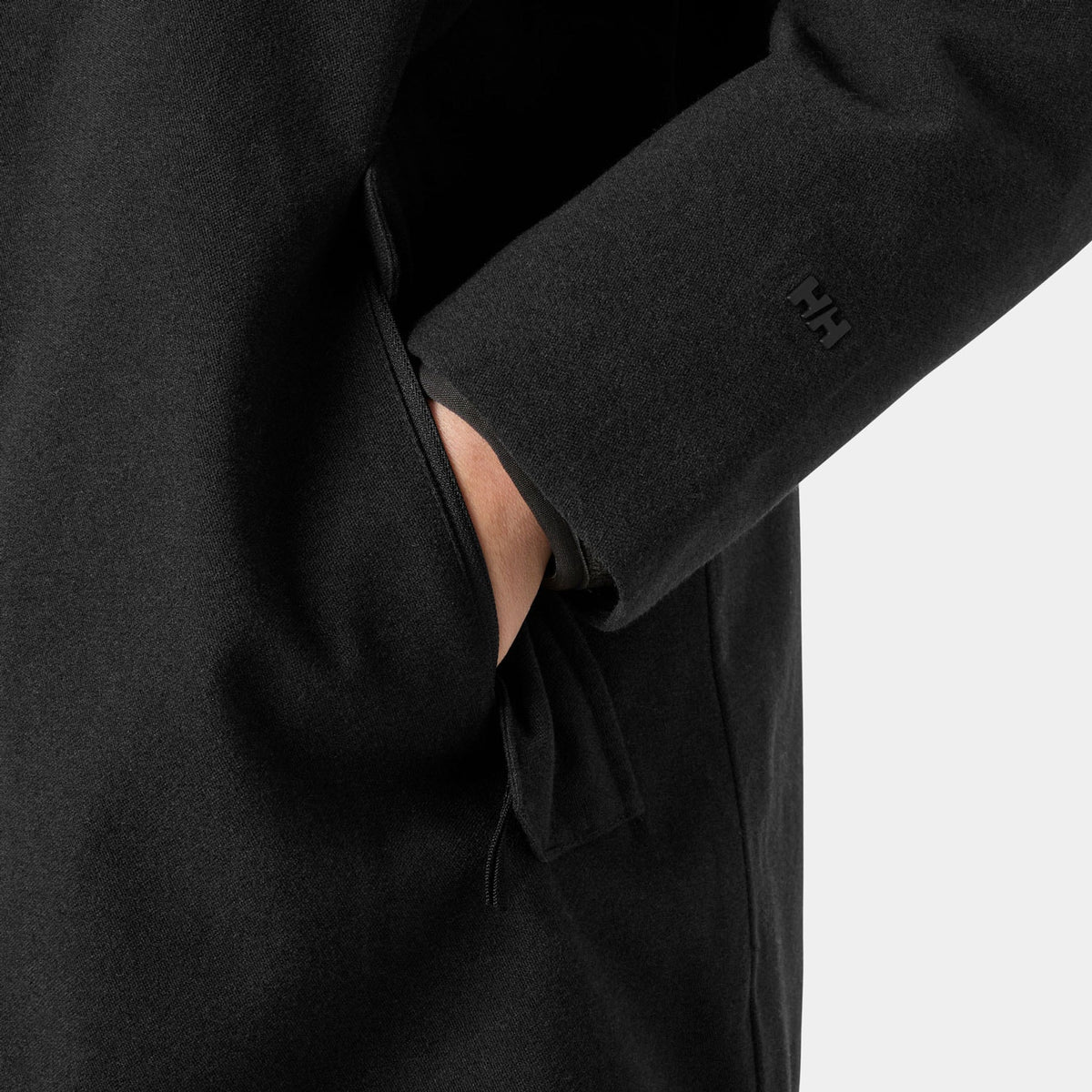 W FROGNER INS COAT, BLACK, L