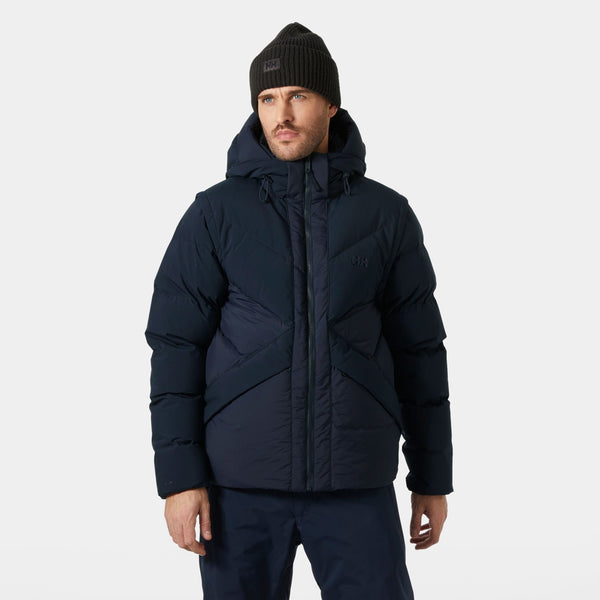 VILLAGE MODULAR DOWN JACKET, NAVY, XXL