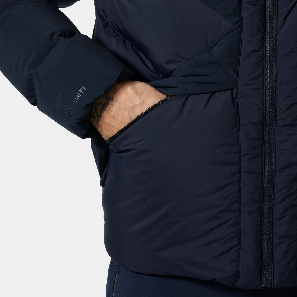 VILLAGE MODULAR DOWN JACKET, NAVY, XXL