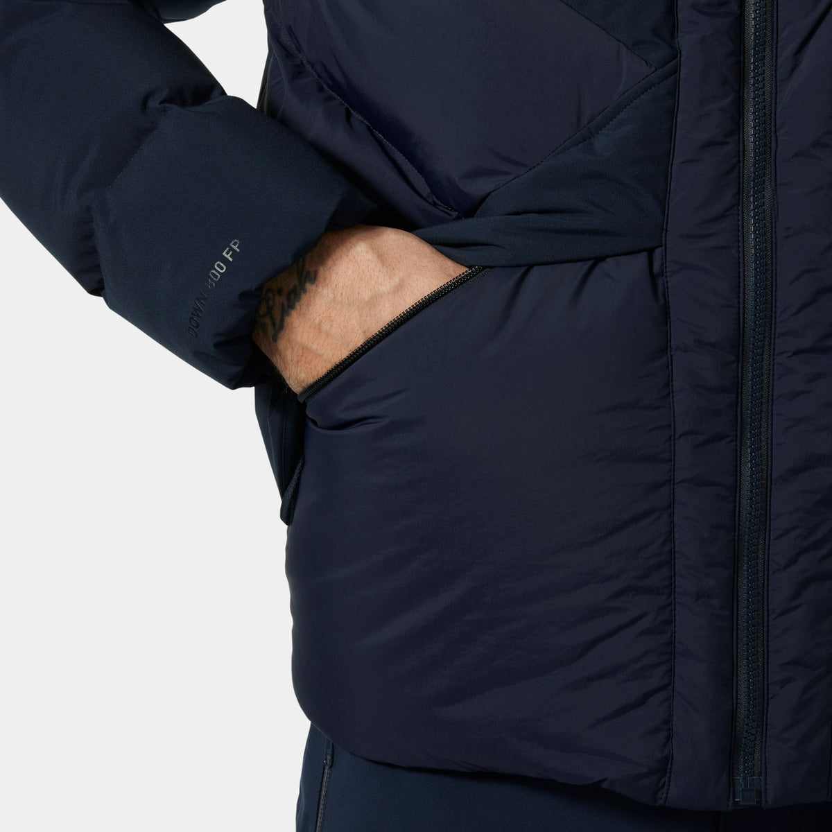 VILLAGE MODULAR DOWN JACKET, NAVY, XXL