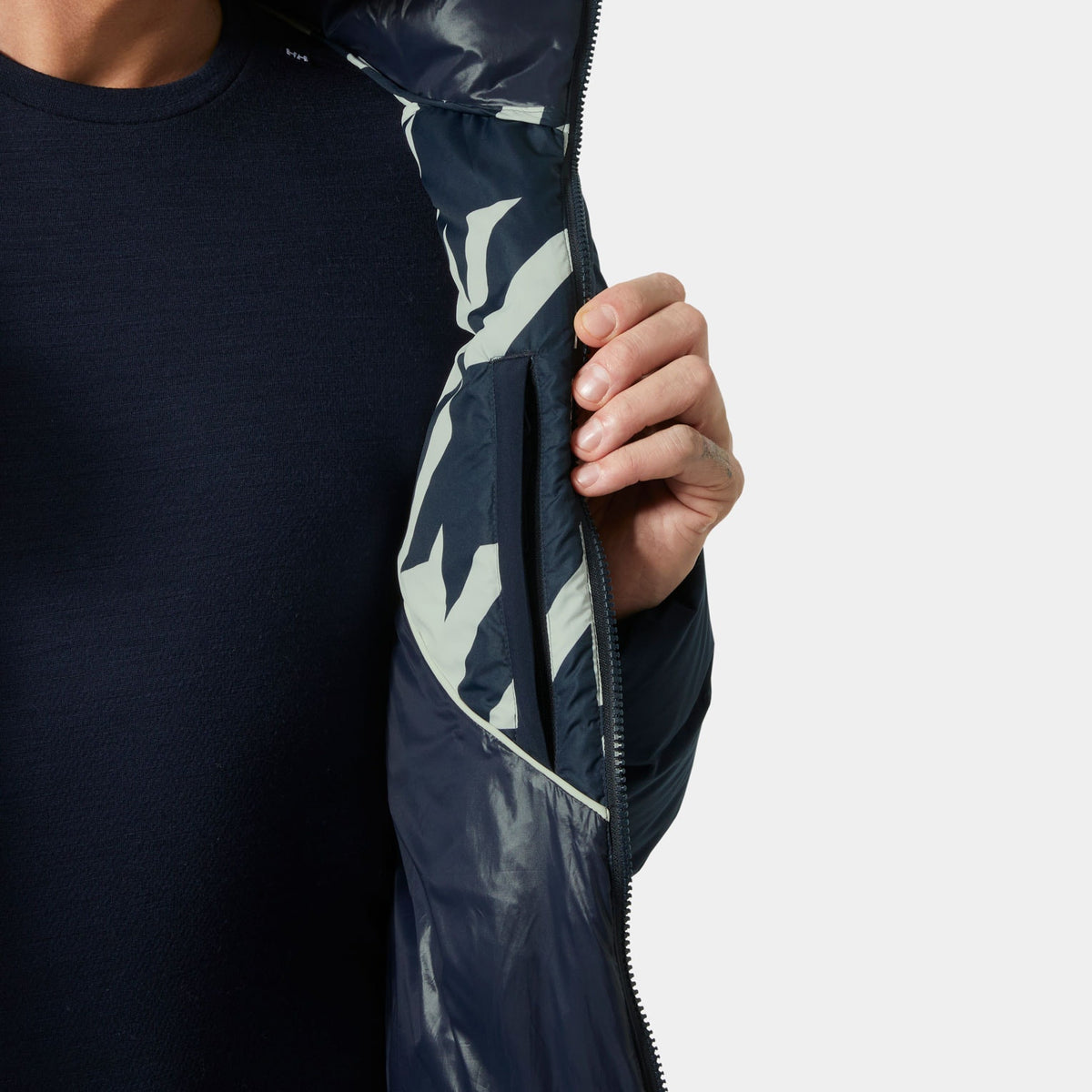 VILLAGE MODULAR DOWN JACKET, NAVY, XXL