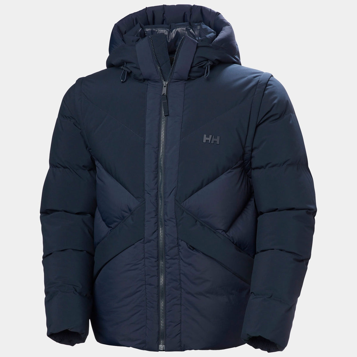VILLAGE MODULAR DOWN JACKET, NAVY, XXL