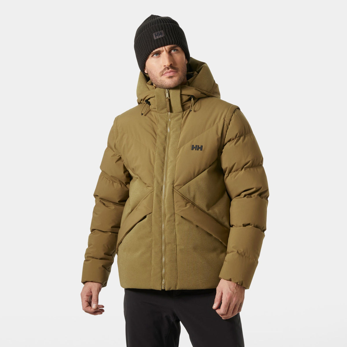 VILLAGE MODULAR DOWN JACKET, SEPIA, XXL
