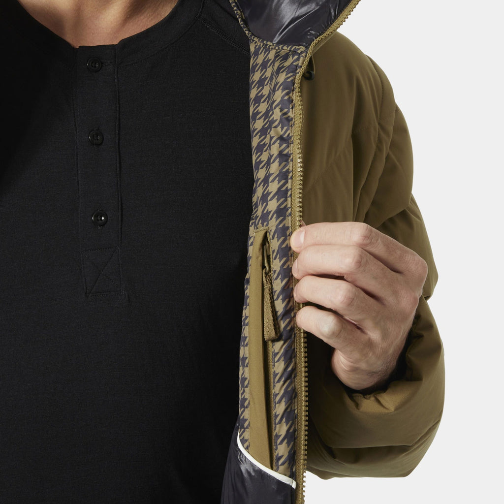 VILLAGE MODULAR DOWN JACKET, SEPIA, XXL