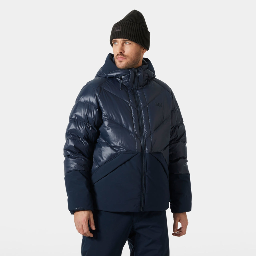 VILLAGE DOWN JACKET, NAVY, XXL