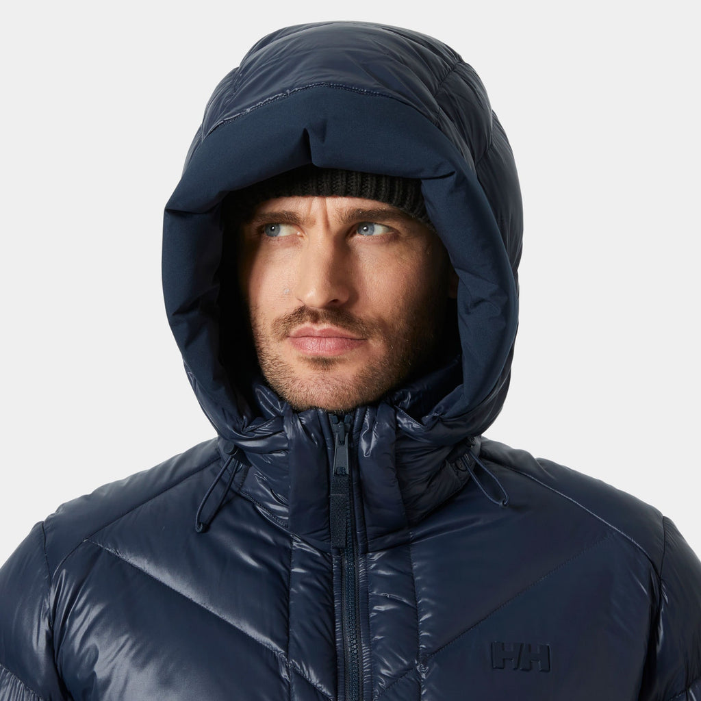 VILLAGE DOWN JACKET, NAVY, XXL