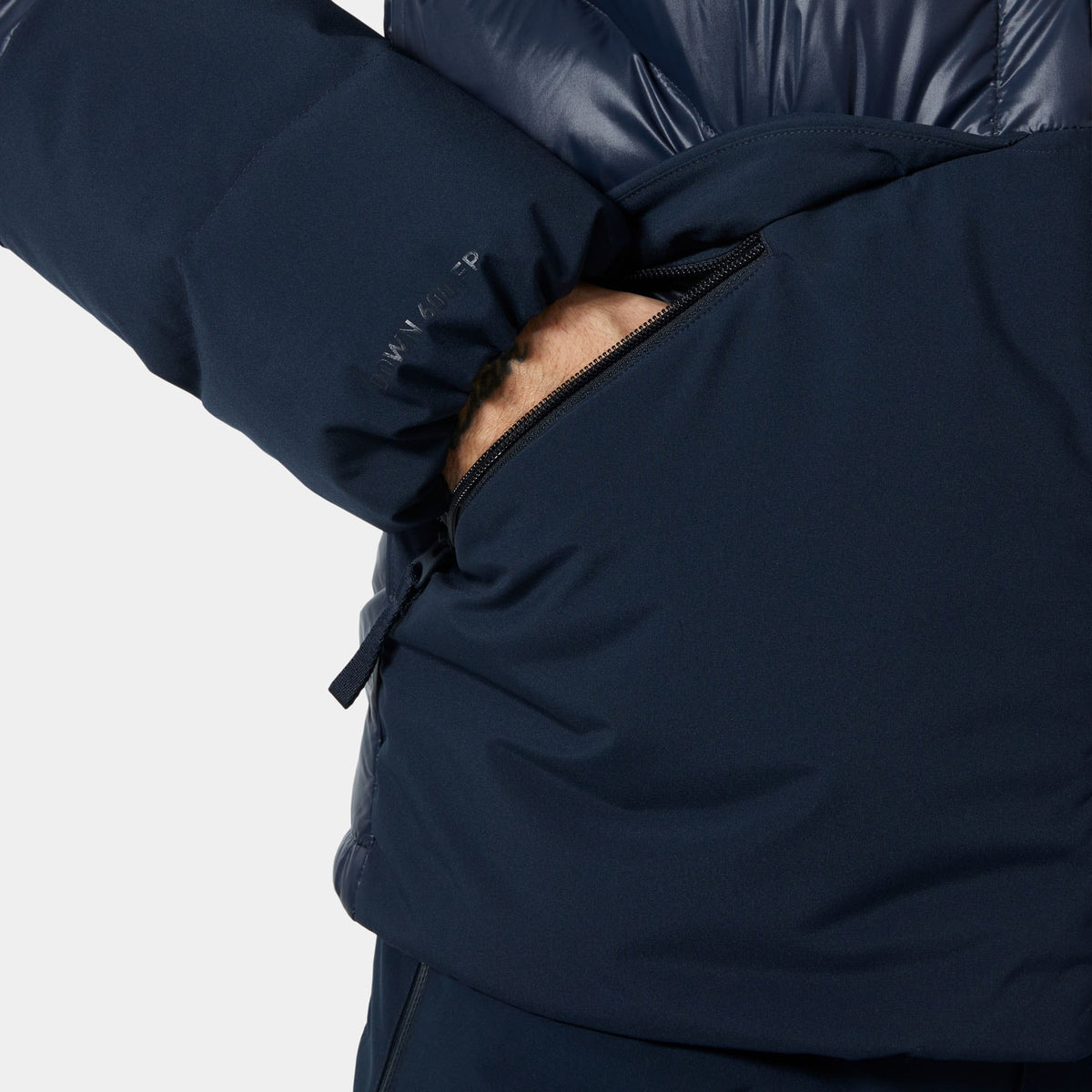 VILLAGE DOWN JACKET, NAVY, XXL