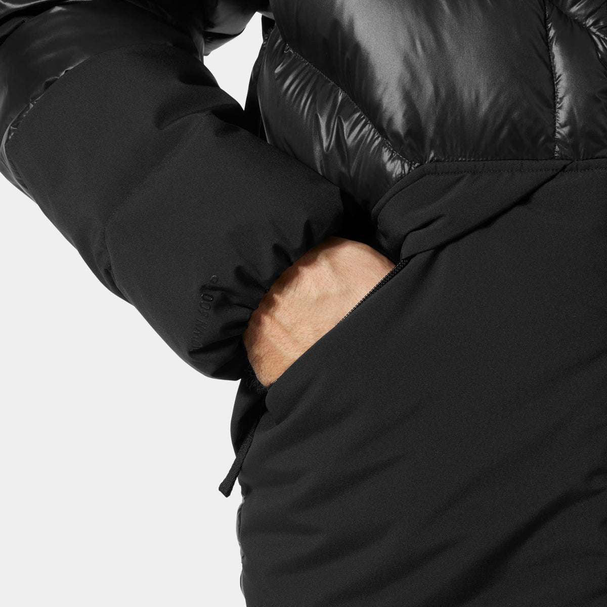 VILLAGE DOWN JACKET, BLACK, XXL